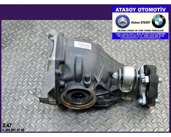 MERCEDES W212 E250CDI DEFRANSİYEL 247 - A2033510705 A2043501314 A2043502414 A2043502062 A2043507214 A2043501617 A2053502602 A2053503603 A2123501204 A2123508206 A2123508603 A2123503201 MERCEDES 247 DEFRANSİYEL